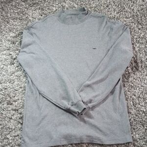 Alexander Julian Charcoal Long Sleeve Tee